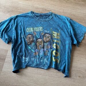 Cropped Migos Culture Concert Tshirt